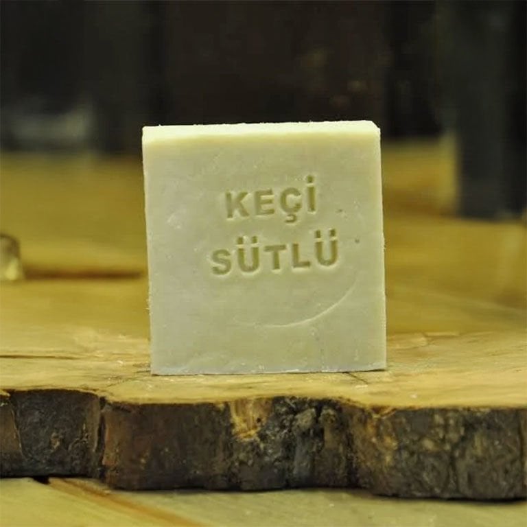 Doğal Kabak Lifli Keçi Sütü Sabun
