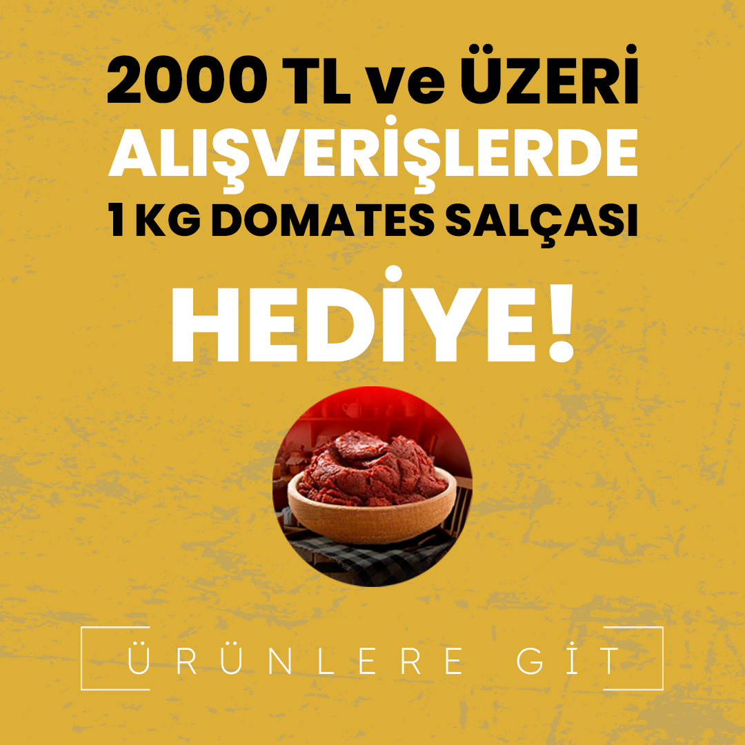2000  TL üzeri alışverişinize hediye