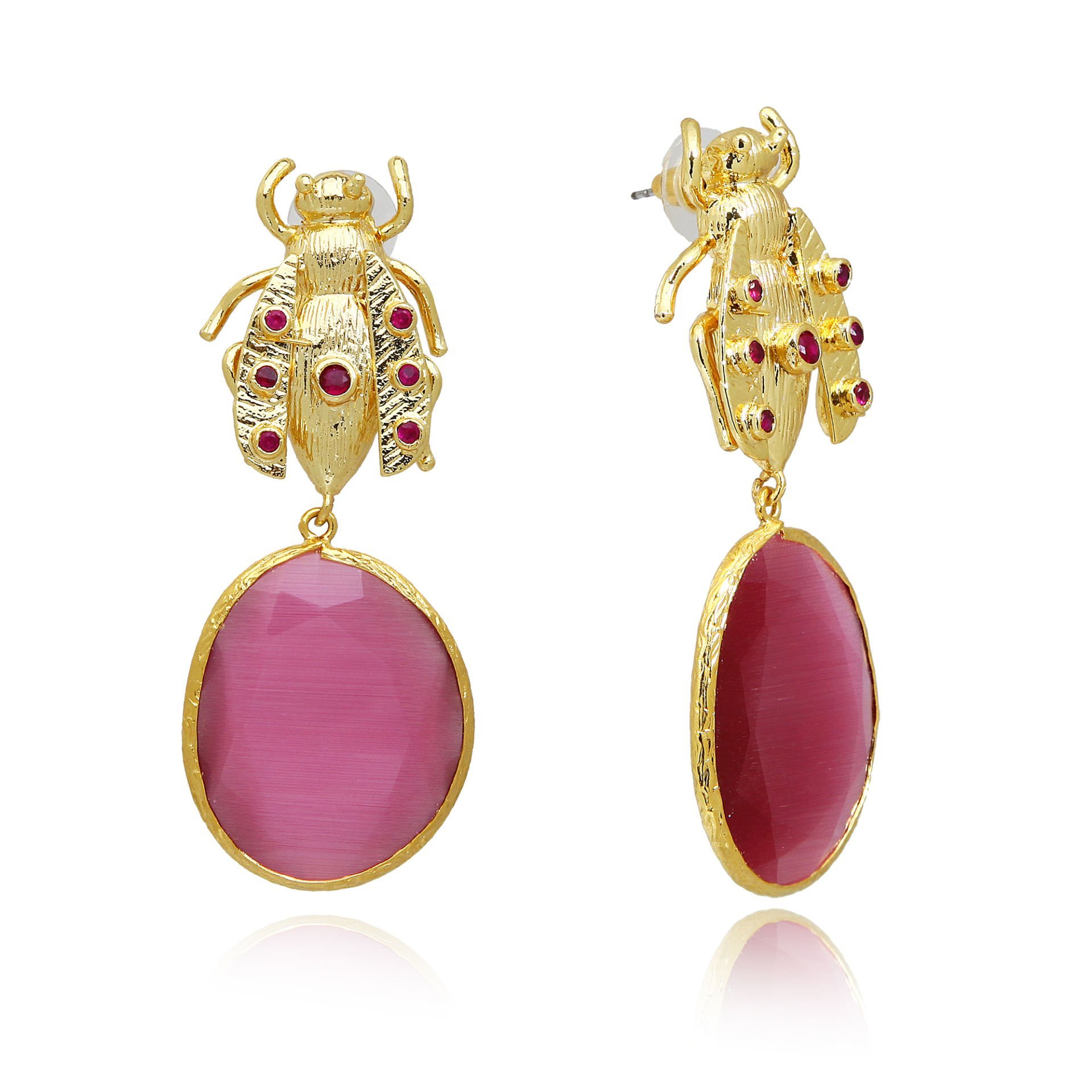 QUEEN BEE PINK CATEYE