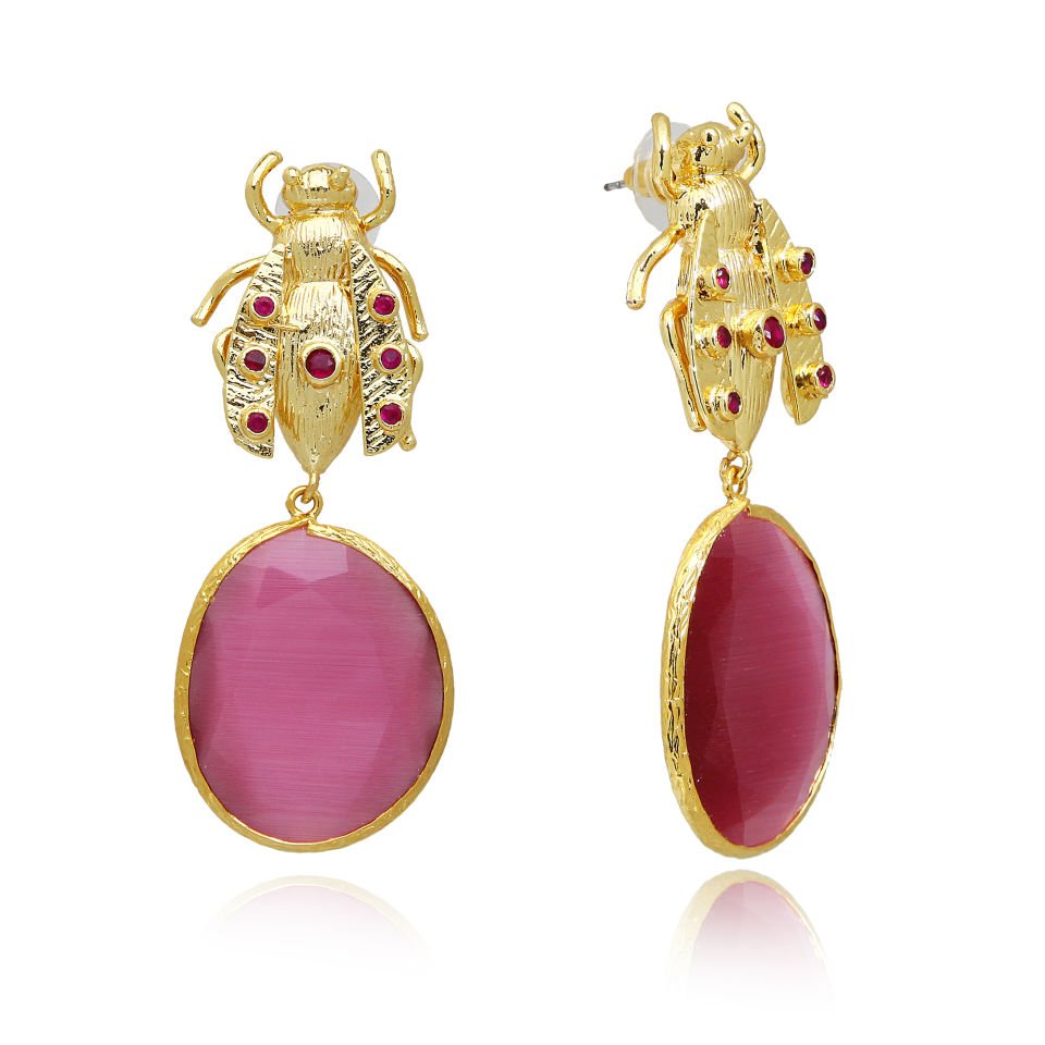 QUEEN BEE PINK CATEYE