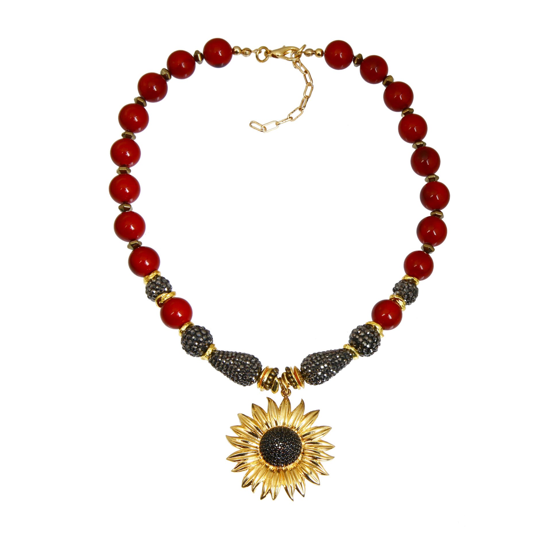 SUNFLOWER NATURAL NECKLACE