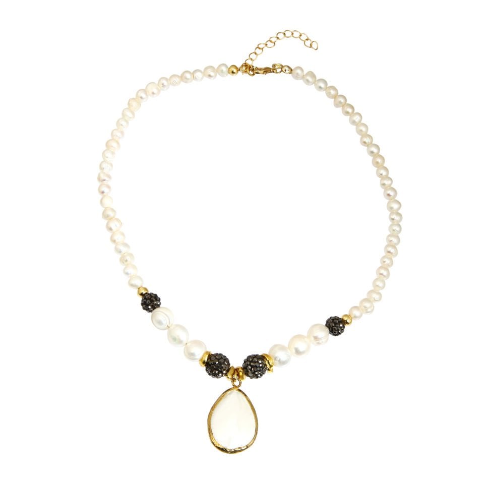GREY PEARL NECKLACE