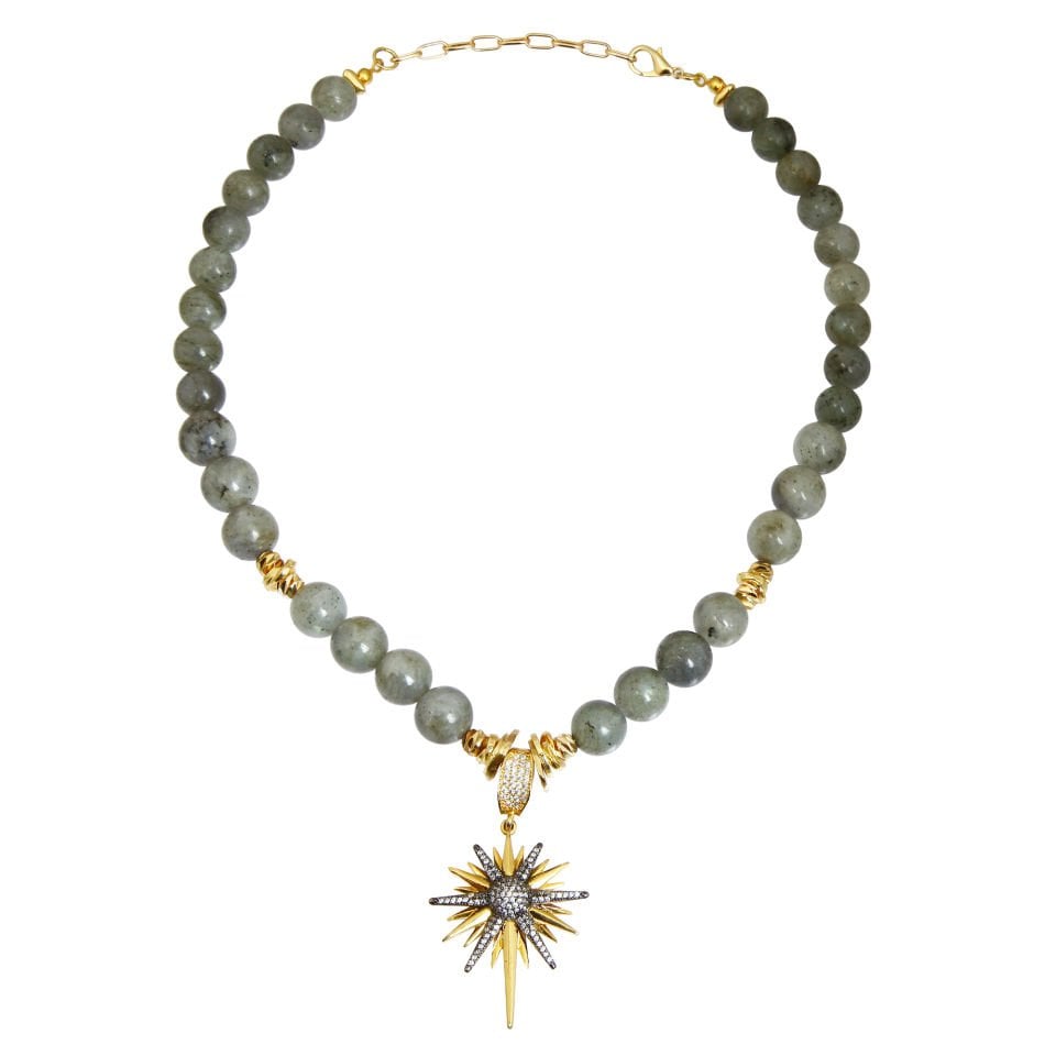 GRAY POLAR STAR NECKLACE