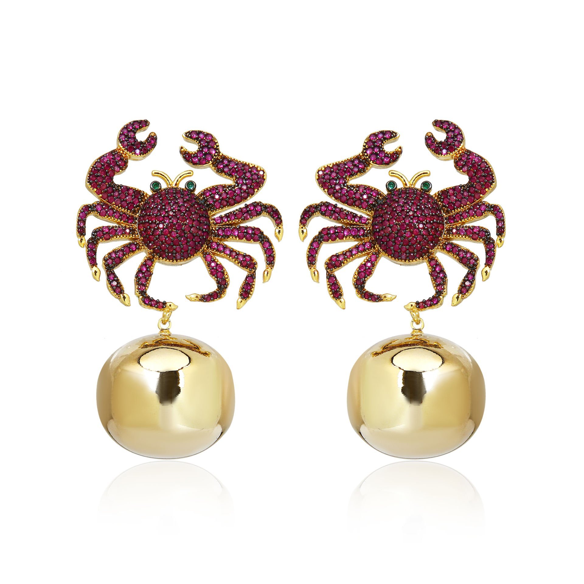 FUSCHIA CRAB BALL