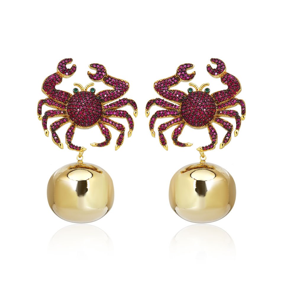 FUSCHIA CRAB BALL