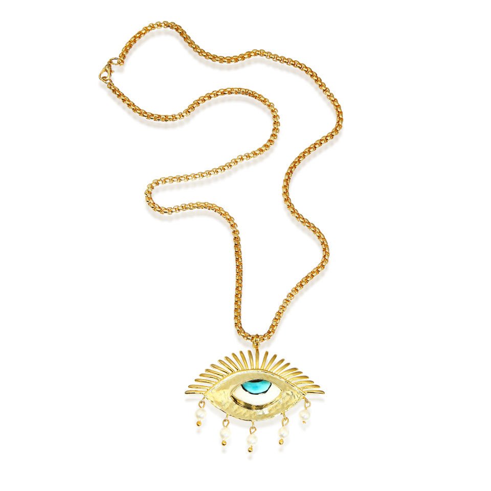 PORCELAIN EYE NECKLACE