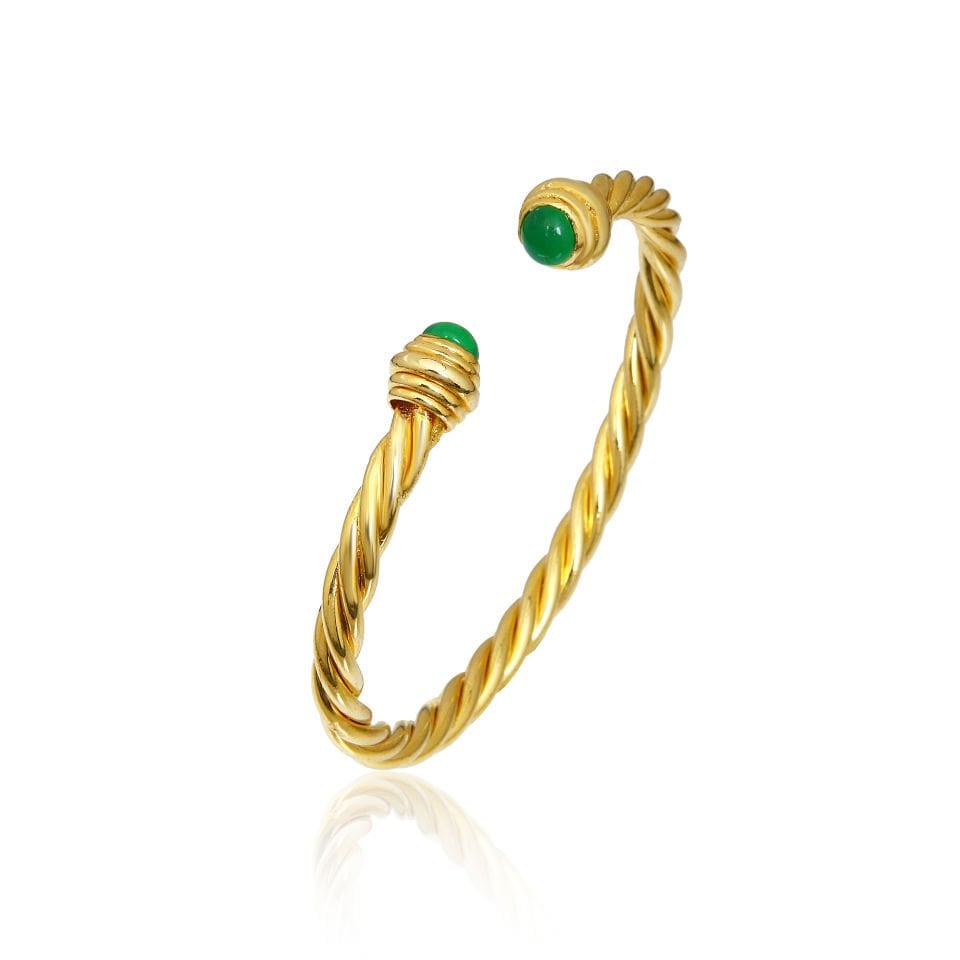 GREEN AUGER BRACELET
