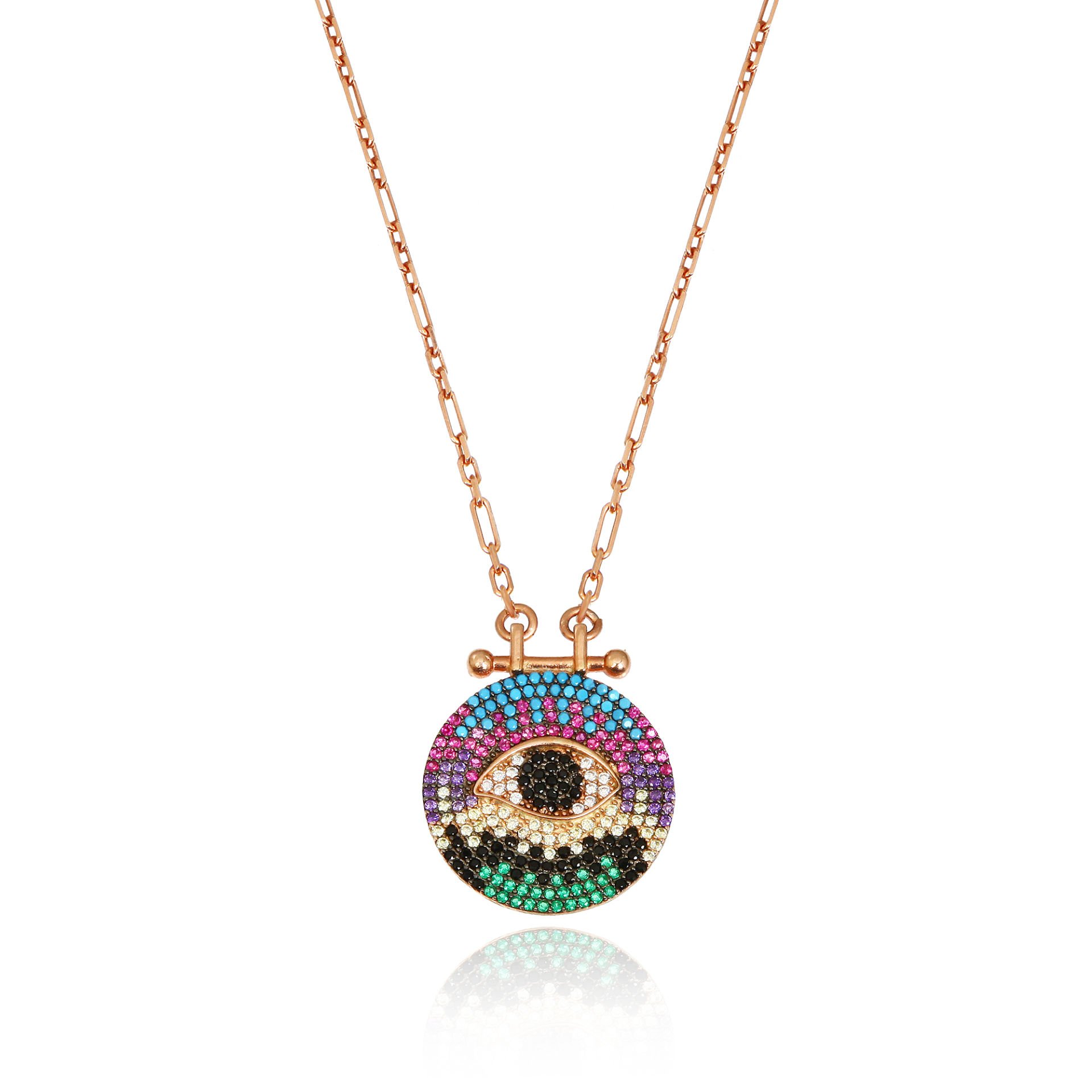 COLORFUL EYE MEDALLION