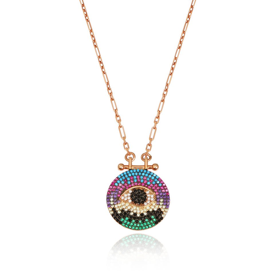 COLORFUL EYE MEDALLION