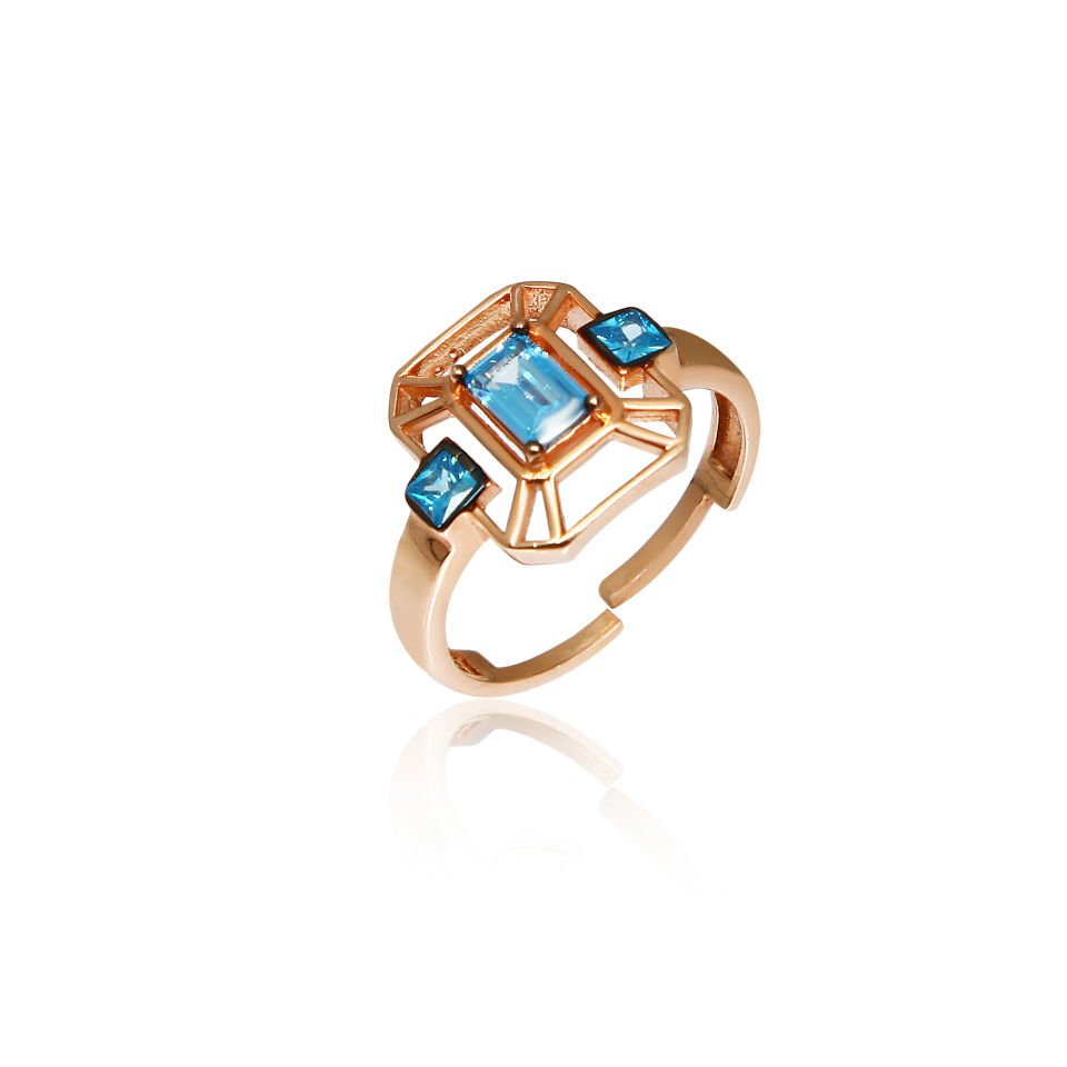BLUE SQUARED RING
