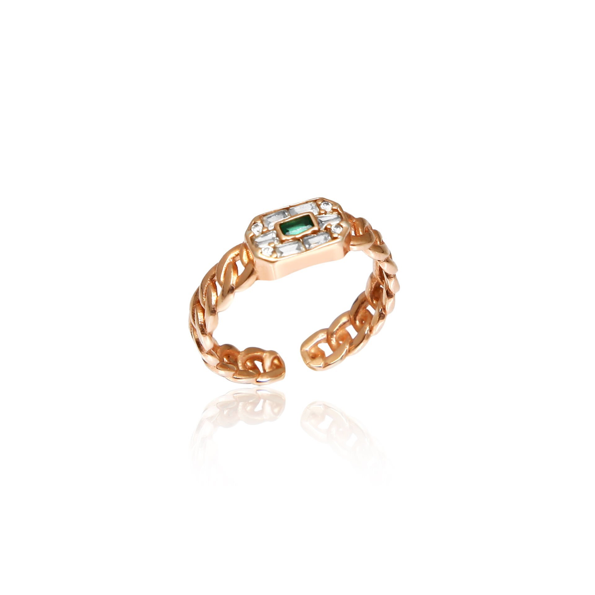 LOVE CHAIN RING