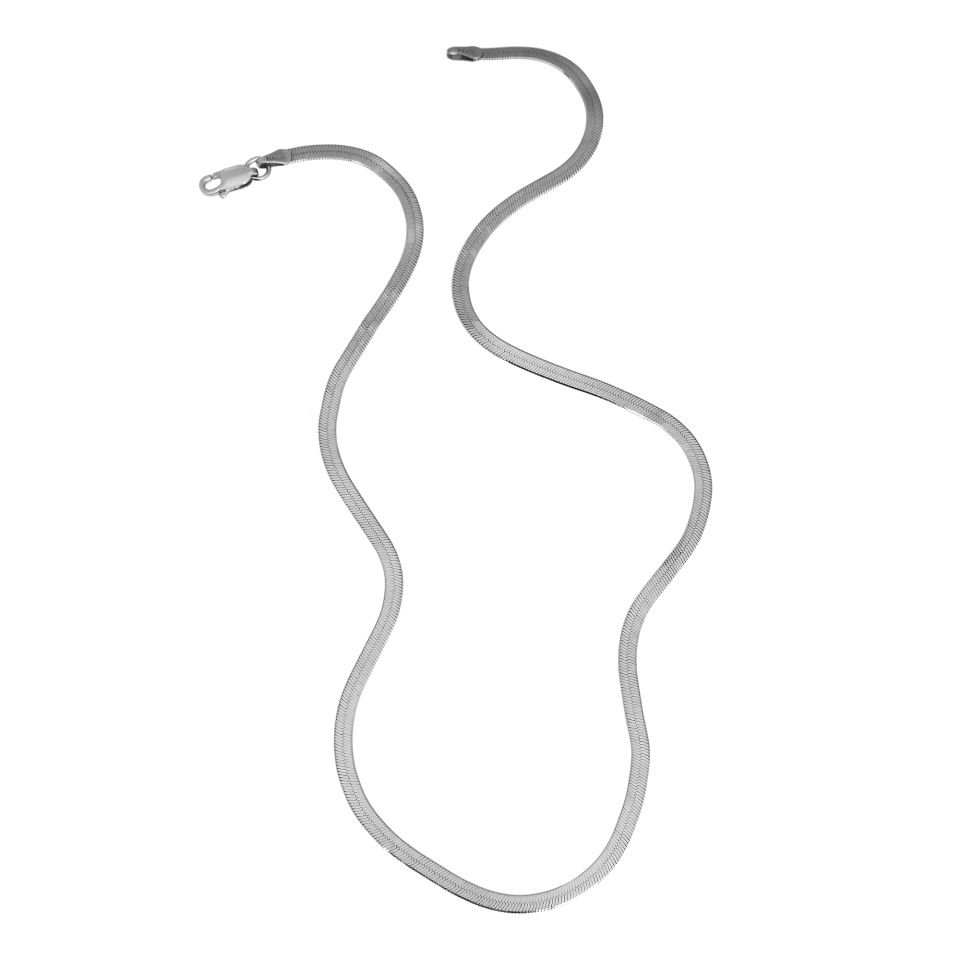FLAT CHAIN (WHITE GOLD)