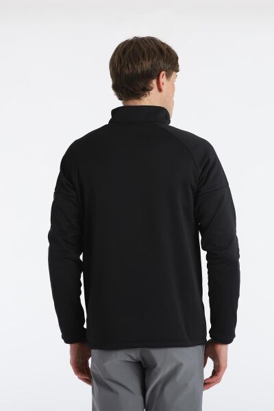 Climbolic Dali Yarım Fermuarlı Polar Sweat Siyah - XL
