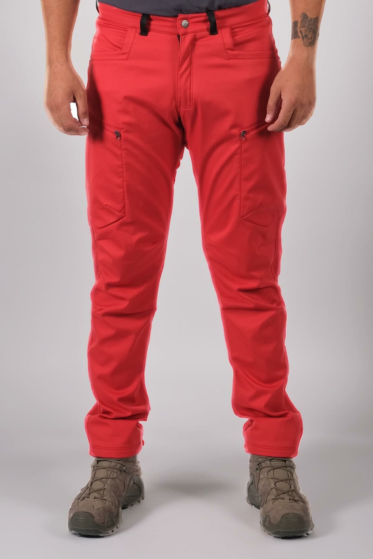 Climbolic Dolomite Softshell Pantolon Kırmızı - 2XL