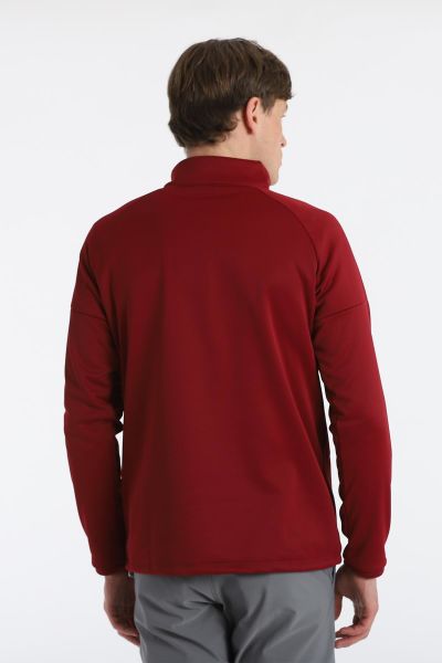 Climbolic Dali Yarım Fermuarlı Polar Sweat Bordo - XL