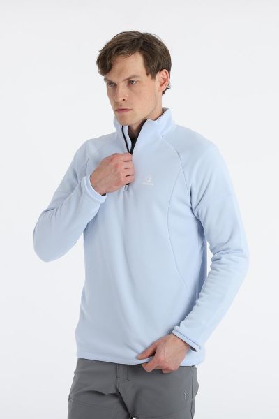 Climbolic Dali Yarım Fermuarlı Polar Sweat Mavi - 2XL
