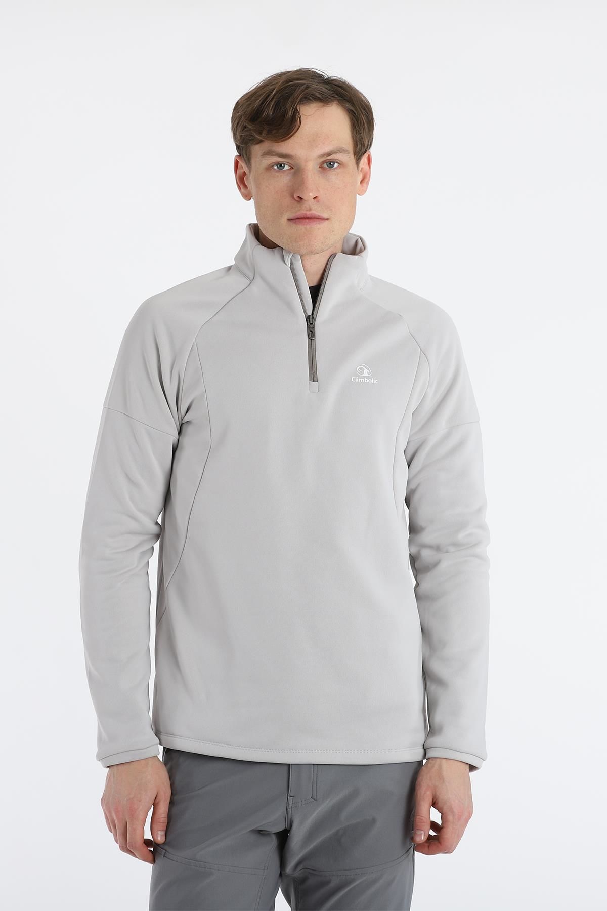 Climbolic Dali Yarım Fermuarlı Polar Sweat Bej - S