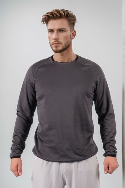 Climbolic Granite Erkek Sweatshirt Antrasit - S