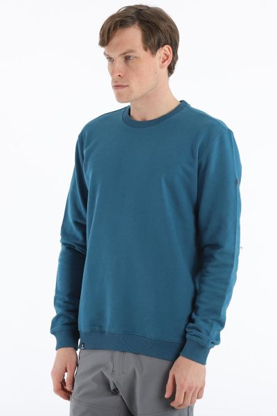 Climbolic Pyro Unisex Bisiklet Yaka Sweat Petrol - XL