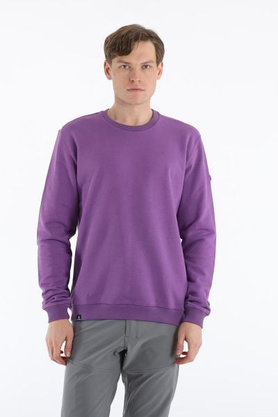 Climbolic Pyro Unisex Bisiklet Yaka Sweat Mor - M