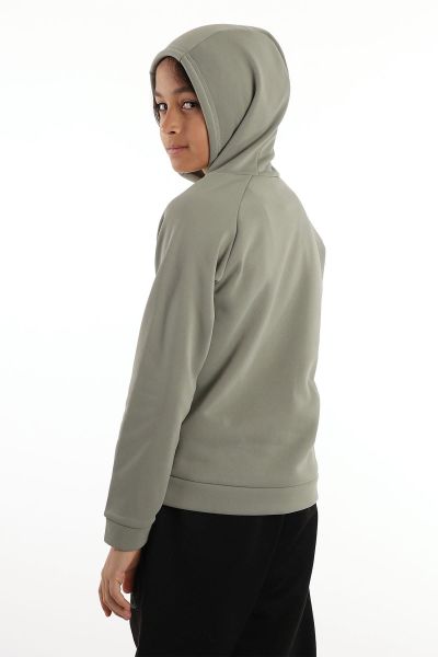 Climbolic Wave Çocuk Kapuşonlu Sweat Yeşil - 08 YAŞ
