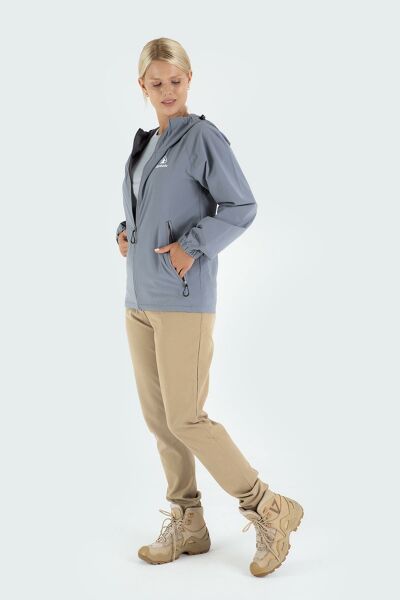 Climbolic Solano Outdoor Kadın Rüzgarlık Gri - 2XL