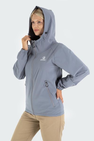 Climbolic Solano Outdoor Kadın Rüzgarlık Gri - XL