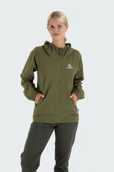 Climbolic Solano Outdoor Kadın Rüzgarlık Olive - M
