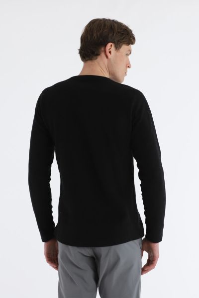 Climbolic Swiss Max Outdoor Erkek Polar Sweat Siyah - 4XL