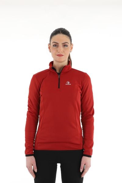 Climbolic Cindy Plus Yarım Fermuarlı Polar Kırmızı - L