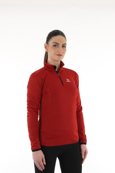 Climbolic Cindy Plus Yarım Fermuarlı Polar Kırmızı - L