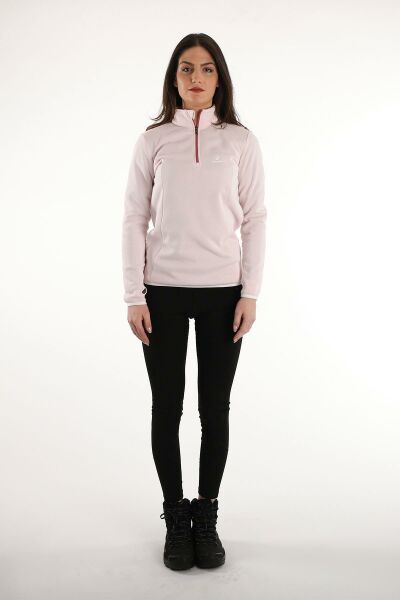 Climbolic Cindy Plus Yarım Fermuarlı Polar Pembe - L