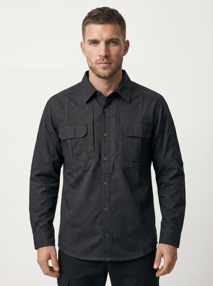 Climbolic Vortex Outdoor Erkek Gömlek Siyah - M