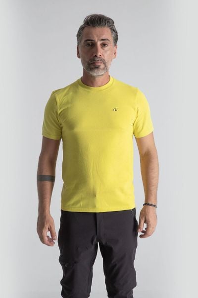 Climbolic Efes Bisiklet Yakalı T-Shirt Sarı - S