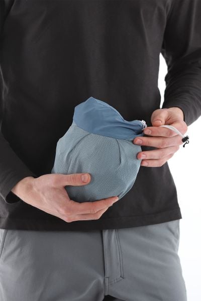 Climbolic Kanguru Kapüşonlu Erkek Rüzgarlık İndigo - L