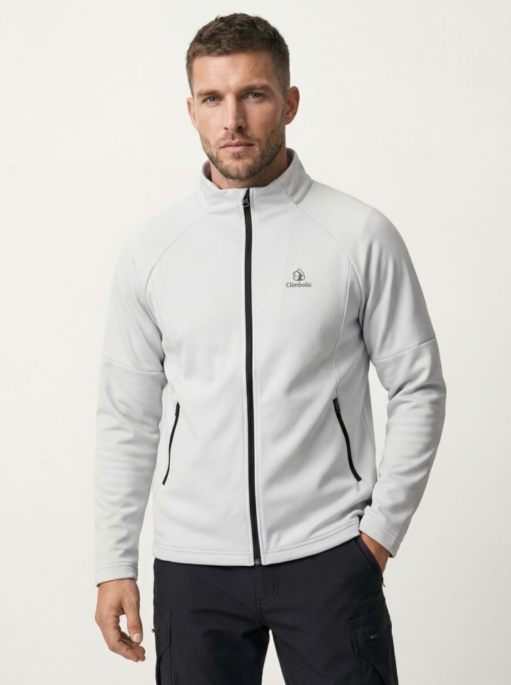 Climbolic Vista Tam Fermuarlı Erkek Polar Ceket Gri - L