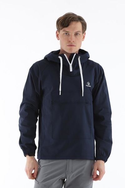 Climbolic Kanguru Kapüşonlu Erkek Rüzgarlık Lacivert - 2XL