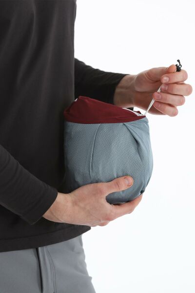Climbolic Kanguru Kapüşonlu Erkek Rüzgarlık Bordo - 2XL