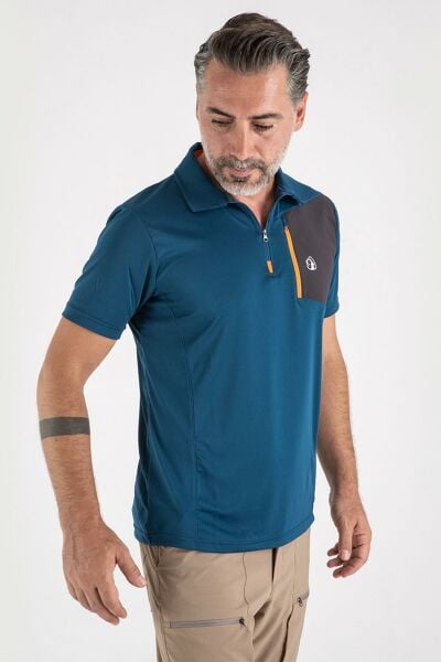 Climbolic Hydra Plus Polo Yaka T-Shirt Petrol - S