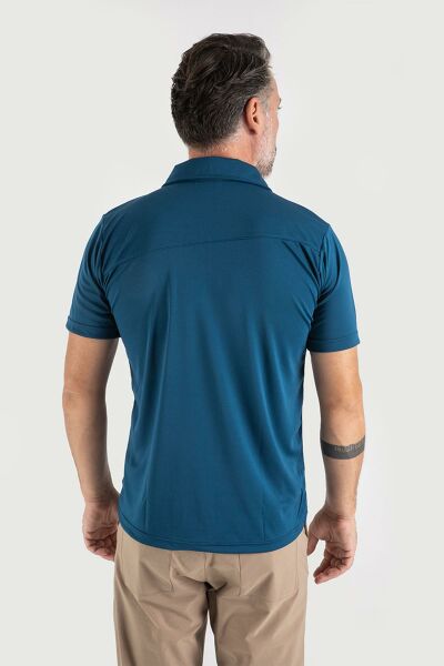 Climbolic Hydra Plus Polo Yaka T-Shirt Petrol - S