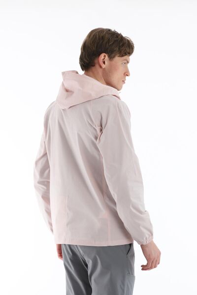 Climbolic Kanguru Kapüşonlu Erkek Rüzgarlık Açik Pembe - 2XL