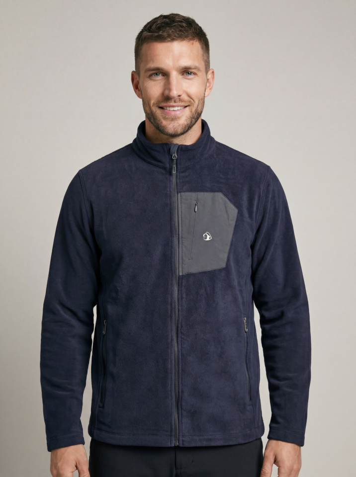 Climbolic Toros Pro Outdoor Erkek Polar Ceket Lacivert - S