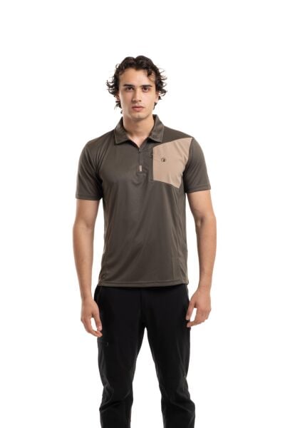 Climbolic Hydra Plus Polo Yaka T-Shirt Haki - XL