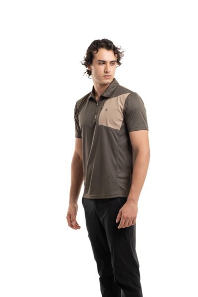 Climbolic Hydra Plus Polo Yaka T-Shirt Haki - XL