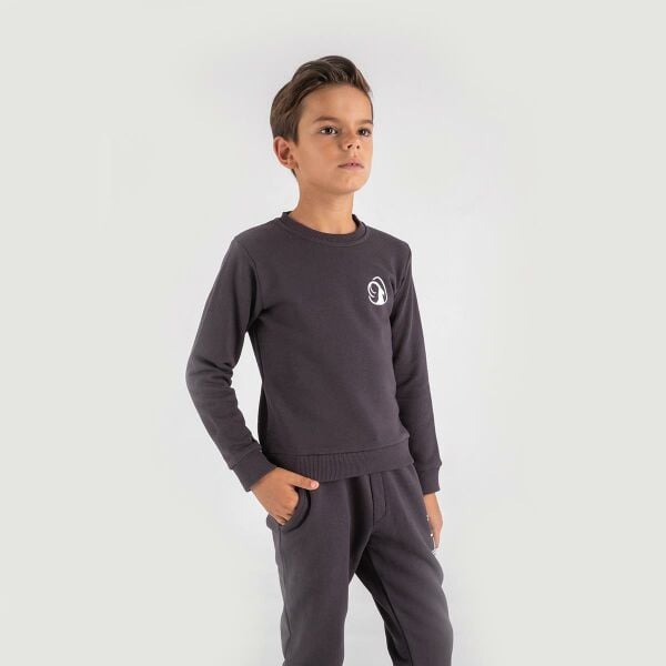 Climbolic Trek Çocuk Sweatshirt Antrasit - 14 YAŞ