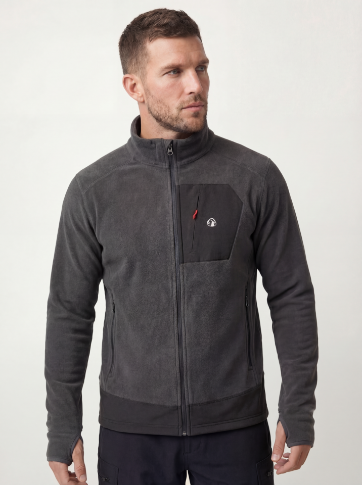 Climbolic Merih Outdoor Polar Ceket Antrasit - 2XL