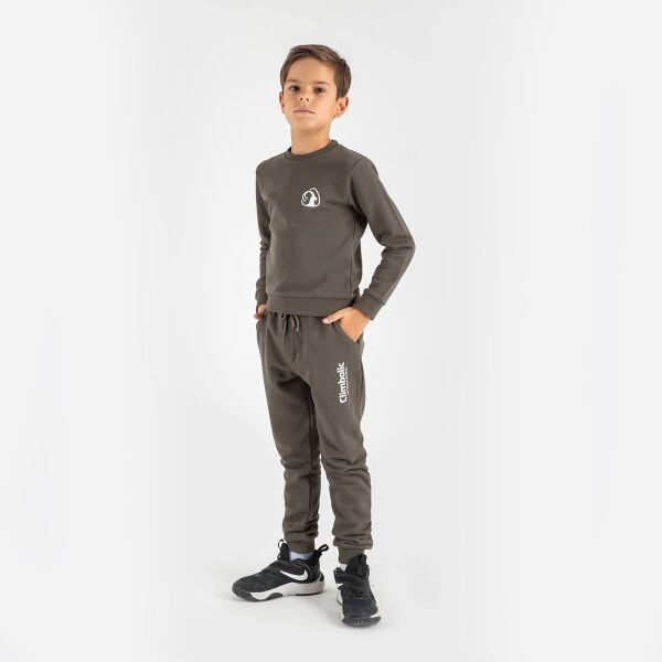 Climbolic Trek Çocuk Sweatshirt Haki - 14 YAŞ