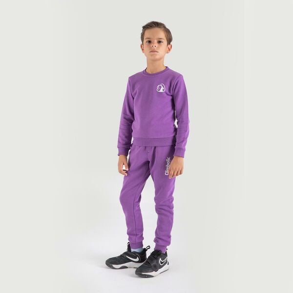 Climbolic Trek Çocuk Sweatshirt Mor - 14 YAŞ