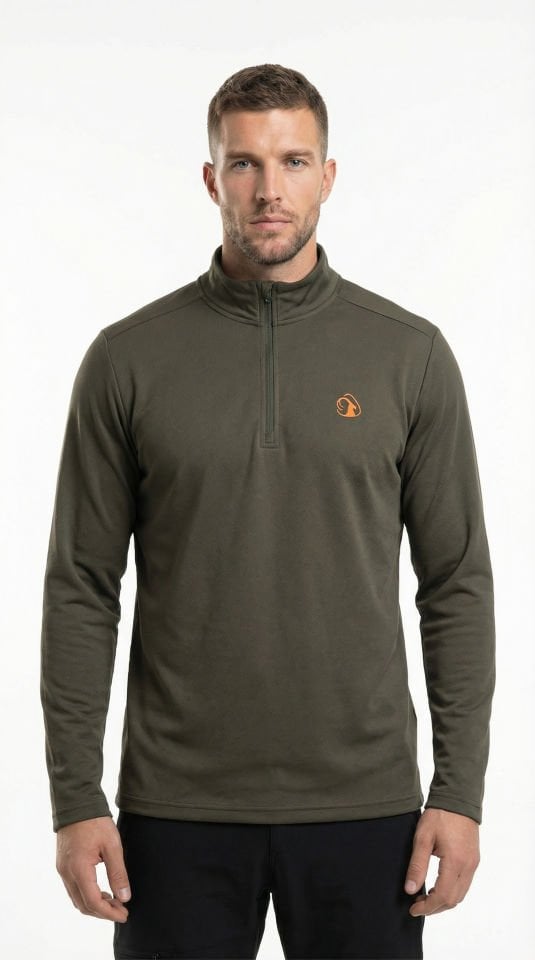 Climbolic Ember Soft Uzun Kollu T-şhirt Haki - S