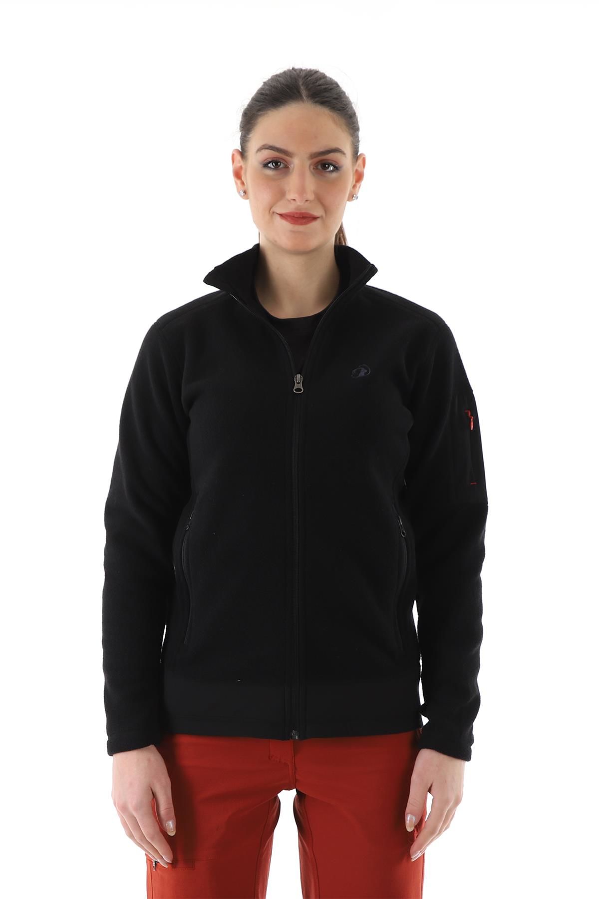 Climbolic Mary Polar Kadın Ceket Siyah - XL